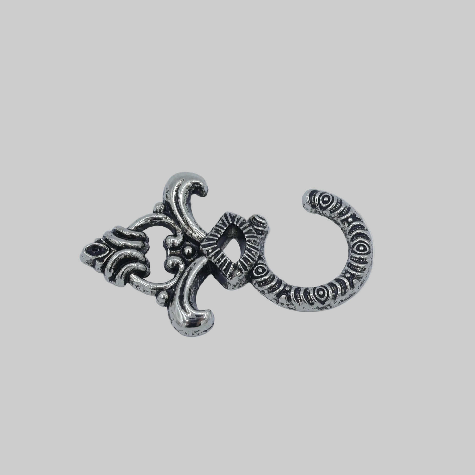 Miederhaken Alt Silber Ornament Verschluss Tracht
