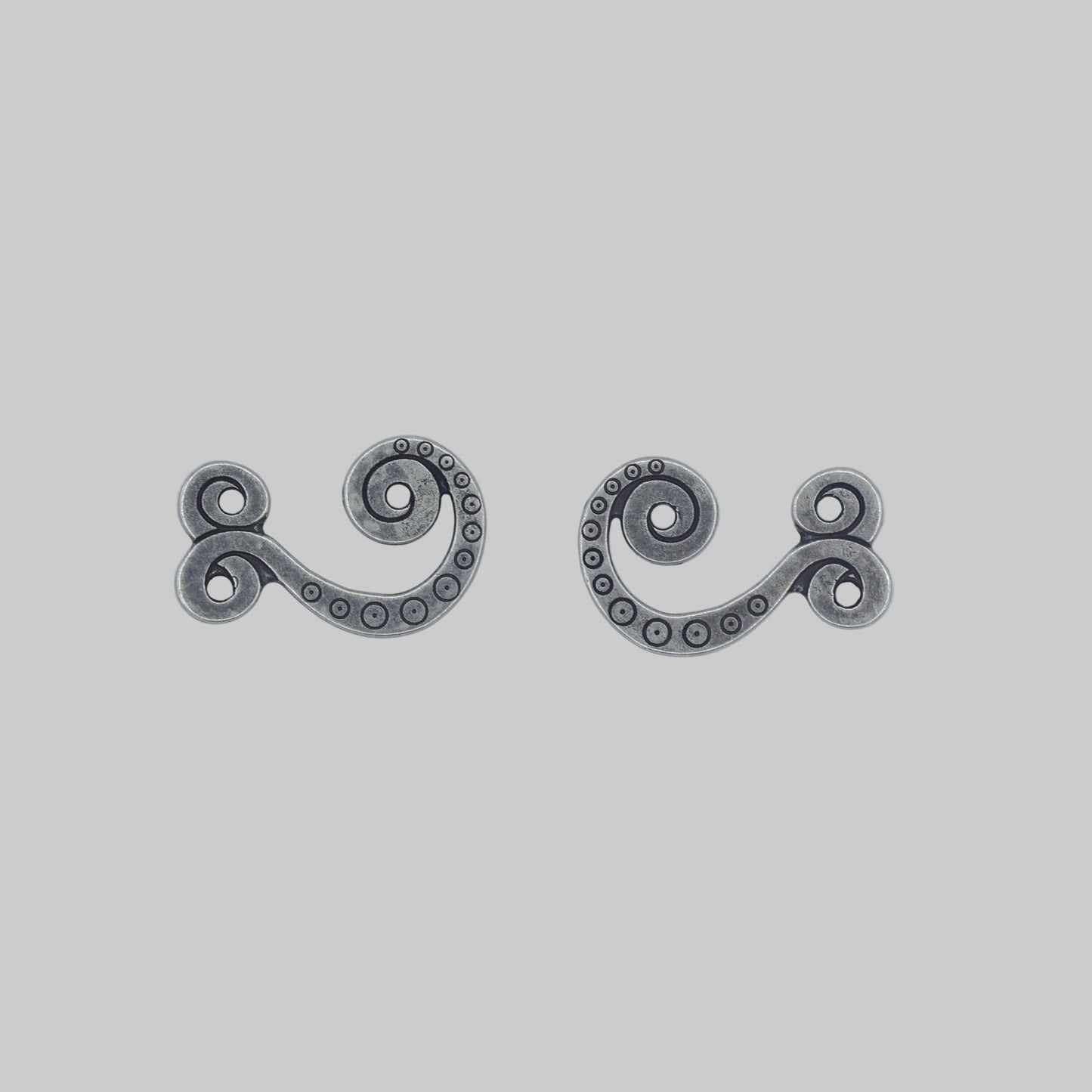 Miederhaken Set Alt Silber modern