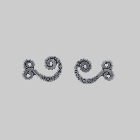 Miederhaken Set Alt Silber modern